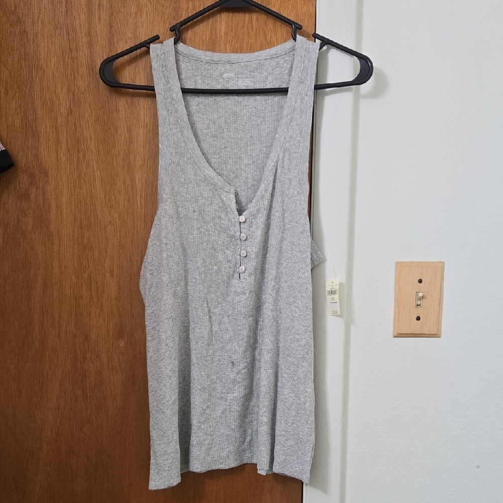 Aerie Light Gray Tank Top